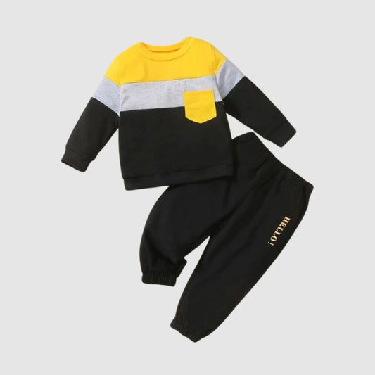 Baby & Kids 2pcs Printed Sweet shirt Set (3mths-8yrs)
