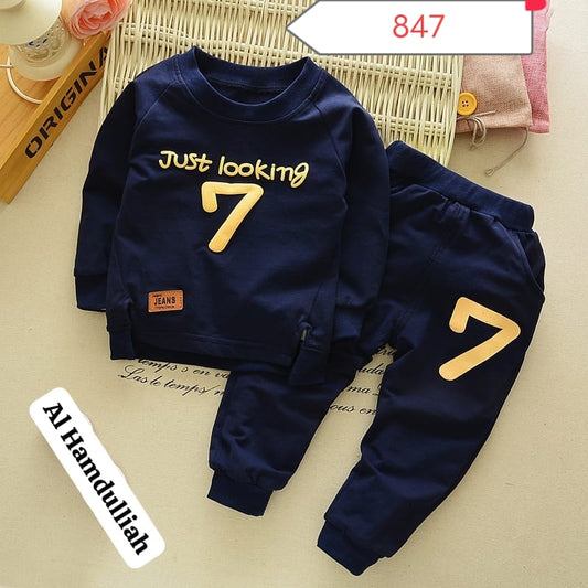 Baby & Kids 2pcs Printed Sweet shirt Set (3mths-8yrs)