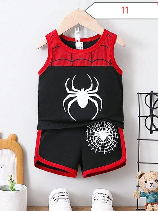 Baby & Kids 2pcs Printed T-shirt Set (3mths-6yrs)