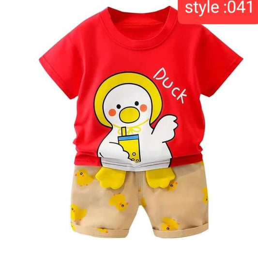 Baby & Kids 2pcs Printed T-shirt Set (3mths-6yrs)